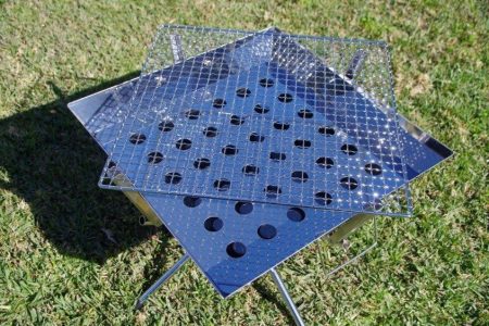 SQUARE FIRE GRILL